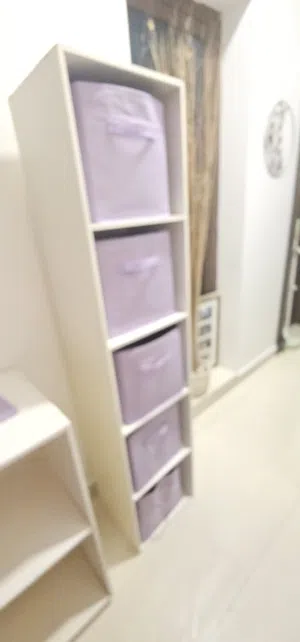 Storage unit with 5 inserts (lilac). 10BD