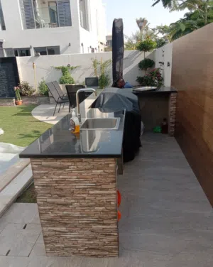 BBQ outdoor kitchen