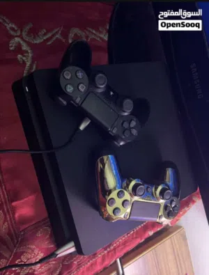 بلاستيشن فور سلم ps4 slim  معها ايدتين اصليات معها ايدين وحساب عليه العاب كثير اقرا الوصف