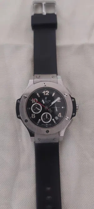 ساعة Hublot Big Bang بتصميم رياضي فاخر (نسخة كوبي ممتازة)