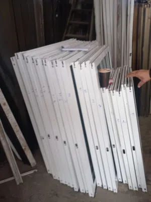 شبابيك المنيوم دبل جلاس مستعمل بحال الوكاله عده الوان عده مقاسات