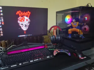 pc gaming مع جميع الاكسسوارات