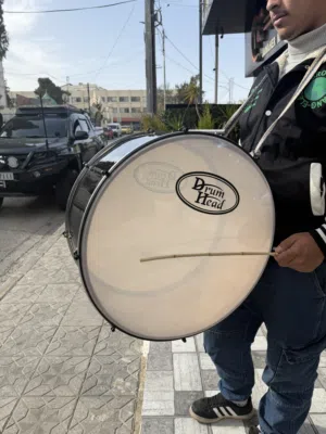 طبل POWER HUT الأصلي جديد مع شنتة وعصي