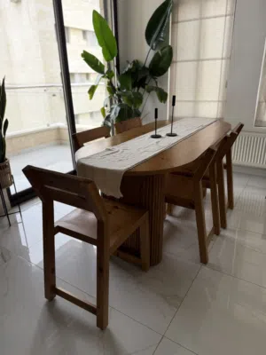 طاولة سفرة - خشب سويد للبيع