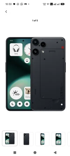 nothing phone 3a lite 8 /256 gb black color