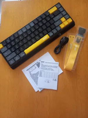 كيبورد acer جديد لاسلكي و مع سلك OKR264 acer wireless keyboard (dual mode)