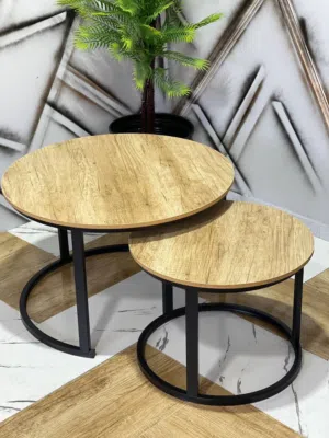 طقم طاولات متداخلة