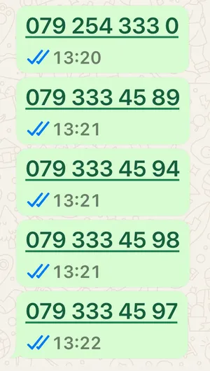 ‏أرقام هواتف مميزة ‏.‏ زين‏0
