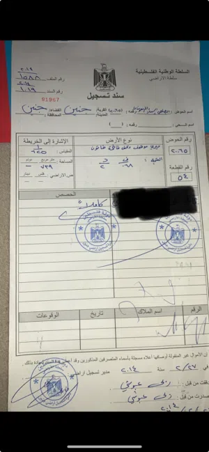 ارض كوشان مستقل للبيع داخل حدود البلدية