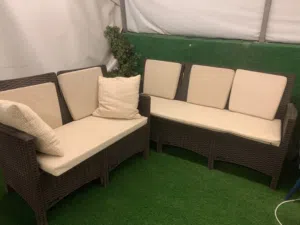 طقم كنب  وبانيو قابل للطي