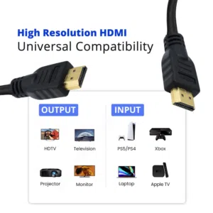Cable HDMI كيبل اتش دي (وصلات)