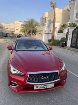 للبيع انفينيتي Q50 2.0t موديل : 2018  الممشى : 123 الف   مسجله مأمنة : لغاية شهر 6/2027  تامين شامل