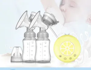 جهاز شفط الحليب النسائي الكهربائي قطعتين شفط رضاعتين اصلي و مكفووول شفاط حليب طبي