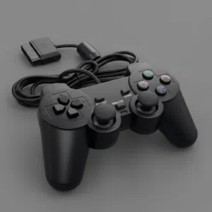 ذراع تحكم سلكي لجهاز بلايستيشن 2 (PlayStation 2) الكلاسيكي،