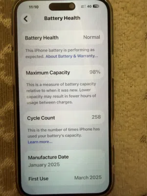 iPhone 16 plus  بحاله ممتازه  ذاكره 256
