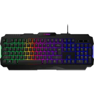 كيبورد سلكي ديسكتوب MSI FORGE GK100 DESKTOP WIRED MEMBRANE KEYBOARD USB