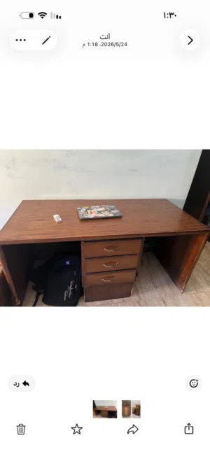 مكتب للشغل / الدراسة مستعمل بحجم كبير
