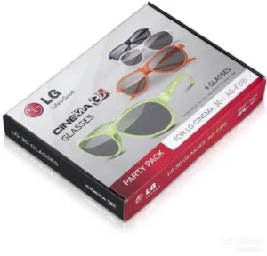 بكج نظارات ال جي 3D للبيع (اصلي)عدد 4 ننظارات