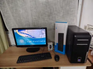 كمبيوتر كامل متكامل مع جميع مرفقاته جاهز للتشغيل والعب وبسعر مميز بمناسبه دخول رمضان