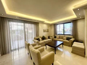شقة مفروشة للإيجار طابق ارضي بأرقى مناطق دير غبار furnished apartment for rent