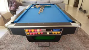 8 feet Marble slate top ,Return ball professional pool Billiards table is for sale