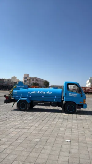 تنكر نقل مياه صالحه لشرب