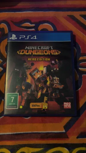 mincraft dungeons ps4 حاله ممتازه