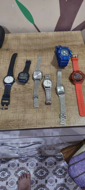 ساعات مختلفة كاسيوا وسيكوا