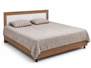 King Wooden Bed Frame with Headboard - Good Condition