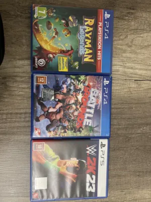 العاب مصارعة WWE ولعبة rayman legends