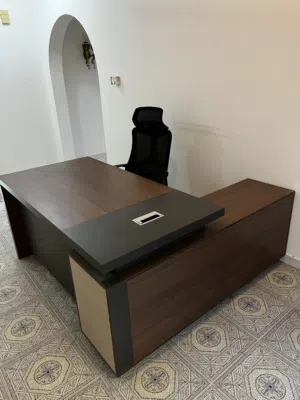 Office desk was at home almost new with chair