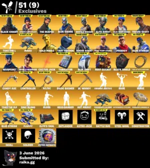 حساب فورت نايت نادر