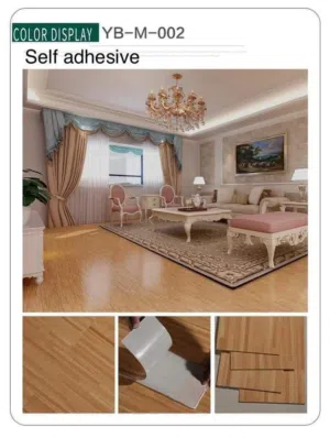 بلاط PVC لاصق ذاتي للارضيات سماكة 2 ملم, بديل الباركيه الخشبي, مناسب لتغطية البلاط القديم