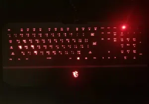 كيبورد صامت - MSI silent gaming keyboard