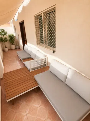 Premium Outdoor Patio Sofa Set with Coffee Table – Modern Garden & Balcony Furniture  Urgent Sale