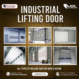 Industrial lifting door's.