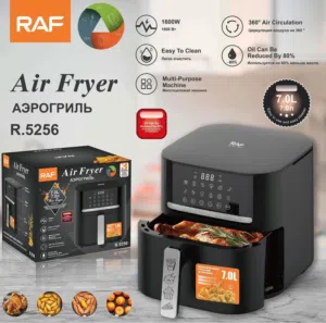 مقلاة RAF الهوائية الجديدة 7 لتر فعلي ذكية أنابيب تسخين علوية وسفلية