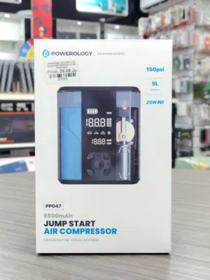 Brand New Powerology Jump Starter in Oman  8800mAh Battery  24 Months Warranty