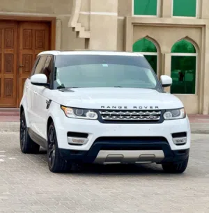 رنج روفر سبورت ثمان سلندر V8 سوبر تشارج موديل2014 صبغ وكالة بحالة ممتازة جدا