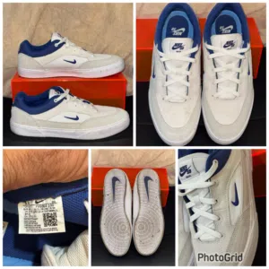 Nike SB Malor – White/Blue – Size US 9.5