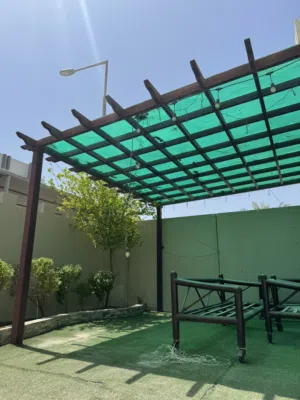 مظلة برجولا و ساتر