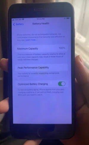 iPhone 7 plus original bettery only display change full original nothing is included with the phone