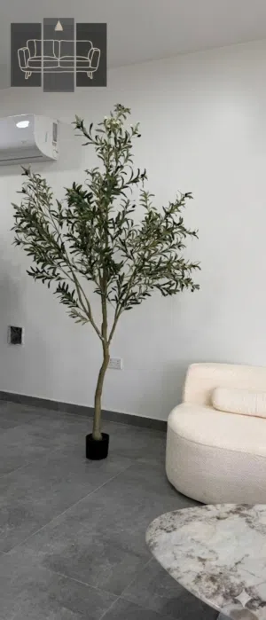 شجرة زيتون صناعية بتصميم مودرن (180 سم تقريباً) Olive trees add a touch of luxury to your home's dec