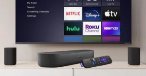 جهاز ROKU ساند بار مع سماعات مع شترك lptv