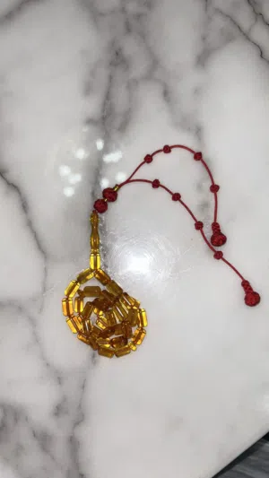 مسباح كهرمان ناعم شفاف