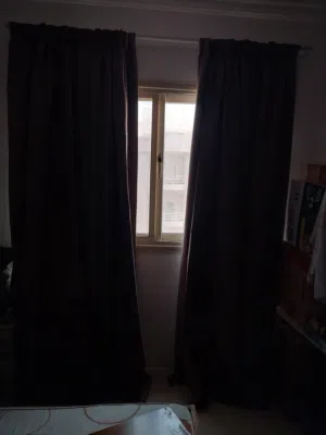 curtains 2 pec for sale blackout
