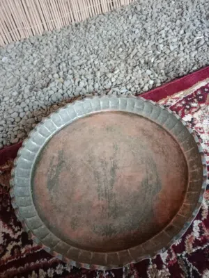 صحن صفر قديم قطعه اثريه