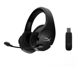 سماعات hyper x black edition wireless السماعه نضيفه وما تشتكي من اي شي