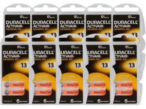 بطاريات دورسل قياس 13 / Duracell PR48 Size 13 بطاريات لسماعات الاذن