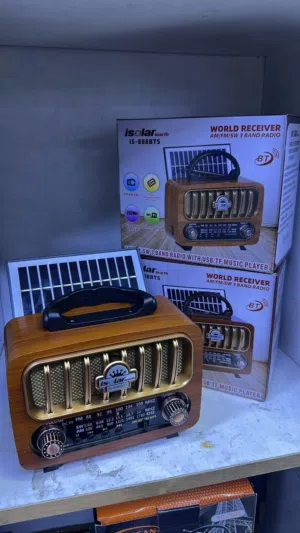 راديو انتيكا شمسي وعادي بلوتوث ، راديو ، usb